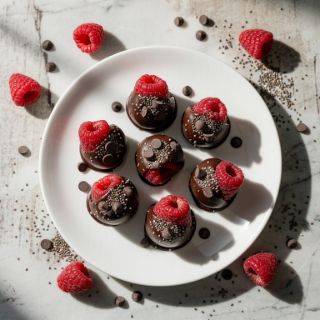 Dark Chocolate Raspberry Bites