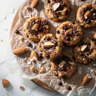 4 Ingredient Coconut Almond Cookies