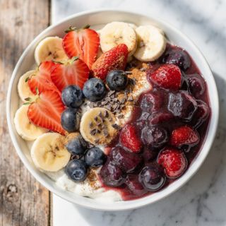 Banana Split Breakfast