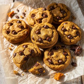 Pumpkin Chocolate Chip Cookies (gluten-free!)
