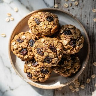 Soft-Baked Oatmeal Raisin Cookies (gluten-free!)