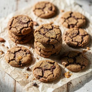 Almond Butter Espresso Cookies