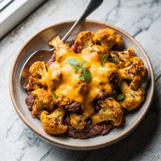 Cheesy Cauliflower Nachos