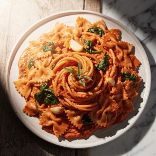 No-Boil Creamy Pasta Bake (dairy-free!)