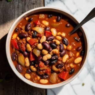 Three Bean 20-Minute Chili (gluten-free!)