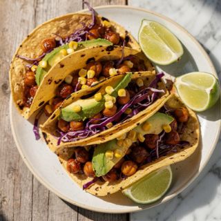 BBQ Chickpea Tacos