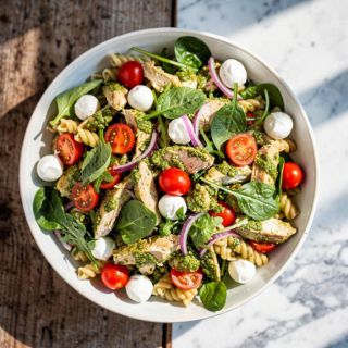 Chicken Pesto Pasta Salad