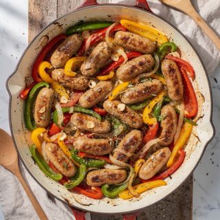 Sheet Pan Sausage & Peppers