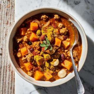 Butternut Squash and Turkey Chili
