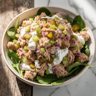 Healthy Tuna Salad with Greek Yogurt