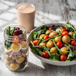 Nicoise Mason Jar Salad