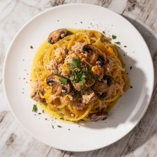 Spaghetti Squash Tuna Casserole