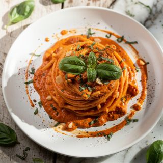 Penne Ala Vodka (oil-free)