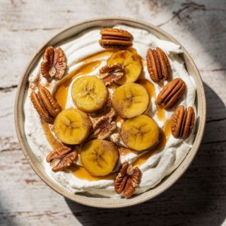 Caramelized Banana Yogurt Bowl