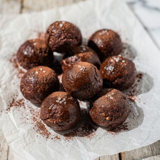 Salted Chocolate Protein Balls