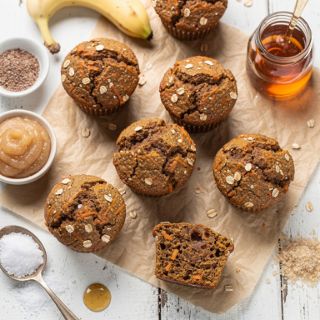 Gluten-Free Carrot Cake Muffins