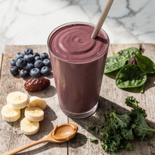 Chocolate Blueberry Smoothie