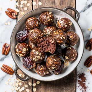 German Chocolate Energy Bites