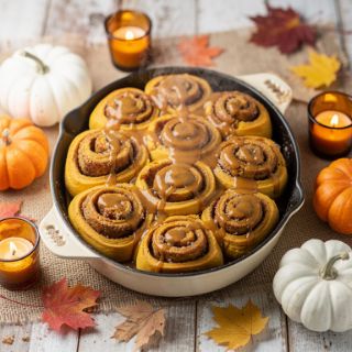 Pumpkin Cinnamon Rolls